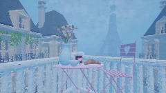 Breakfast Over The Roofs Of Paris