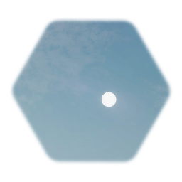 Hazy Sun & Moon High Clouds Sky Box