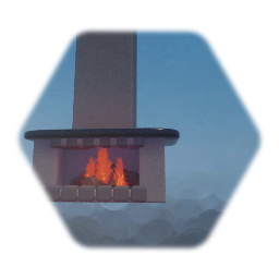 Fireplace + chimney