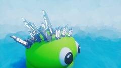 Never trip with needles on this frog island