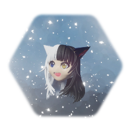 Anime kitty head