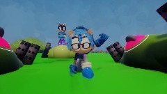 Nico and the gang Vs. The Robots scene