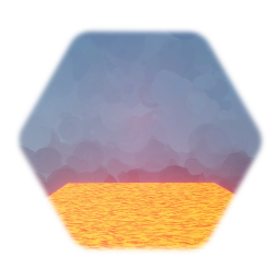 Flowing Lava Tile (with popping bubbles & SFX)