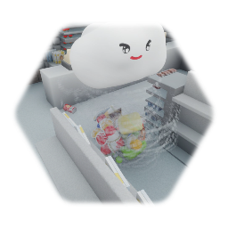 くもくんがやってきた！ Mr. Cloud came !