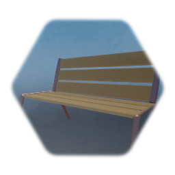 Wooden City Bench
