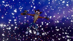 Crash Bandicoot trapped in space