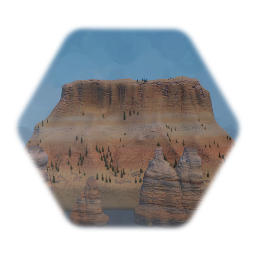 Utah Canyon Tile and Rock Pillars