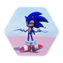Sonic V2 Bare Puppet