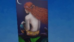 Showcase of Ode to a mermaid painting by Suzi