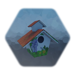 Painted Bird House