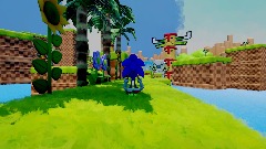 Sonic adventure 2 extra stage (green hill) wip