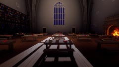 Hogwarts Tower Classroom Night