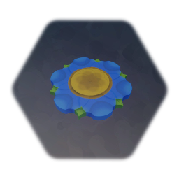 Stepping Stone - Flower - Painted