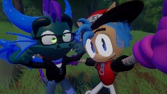 Travis Has a Victory Selfie with Evil