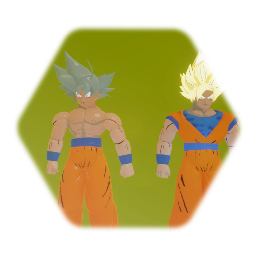 Goku super sayain and ui