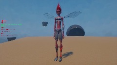 Fairy character protagonist 3.5 (sculptured, flight, and shoot)