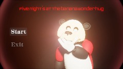 Five night's at the banana wonder hug Menu screen