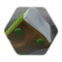 Terrain cube 6 different land tiles