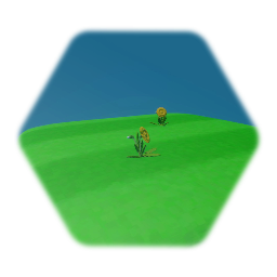 Remix of Garden Square Grass Block (Dandelion)