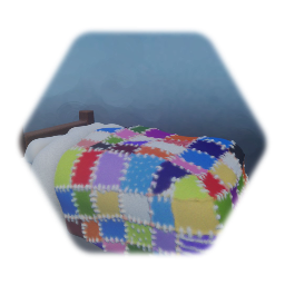 Bed - Patchwork Quilt