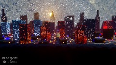 Remix of 2D personal imp person City BackGround