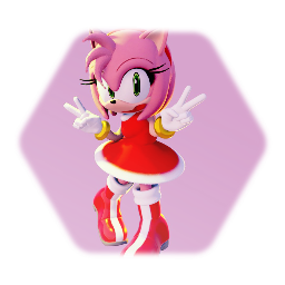 Amy Rose Animation Model