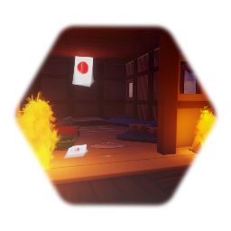 Remix of Remix of Rising Sun Triangle Flag