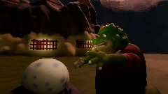 Baby Dinosaur an Earl Sinclair not the mama animated 30 seconds