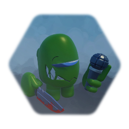 FNF Playable Green Imposter (LD & R)