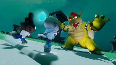 Swirl, Codsworth, and Frosty VS King Bowser