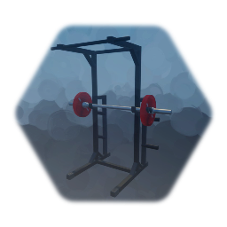 Squat rack gym equipment