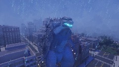 Godzilla animation (GLITCHY)