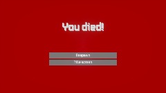 Remix de Minecraft - You Died Screen