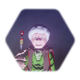 The Third Doctor (Jon Pertwee) - Green Velvet + Brown Cape WIP