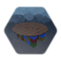 Makeshift Wooden Table