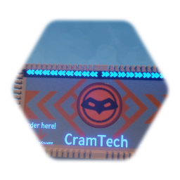 CramTech billboard and box
