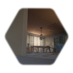 Abandoned living room