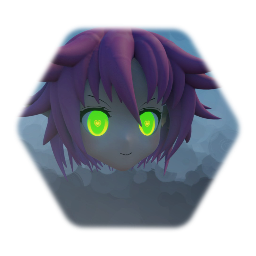 Anime girl head
