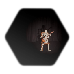 Skeleton Guitar  loop no sound