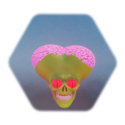Martian Head Mars Attacks