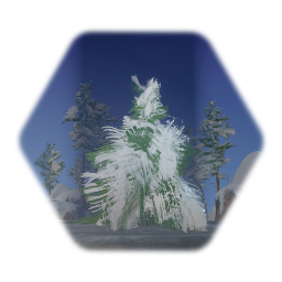 Snowy Fir (Far Background) Var. 2