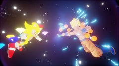 Super Saiyan Goku VS Super Sonic