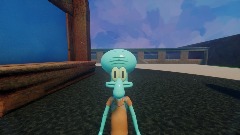 Squidward Runs From 4 Obungas