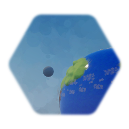 Planet 1 (with moon)