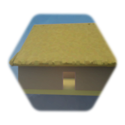 屋根が藁の家