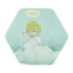 Timmy the angel Precious Moments Art Style