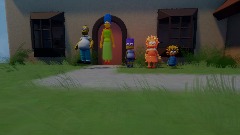 Simpsons vs Alien and Bart man