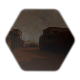 Zombie Rush FPS Map : Wild West Scene