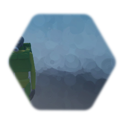 Gas mask first person character no gun