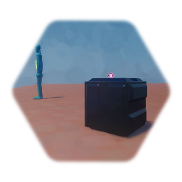 Interactive metal crate